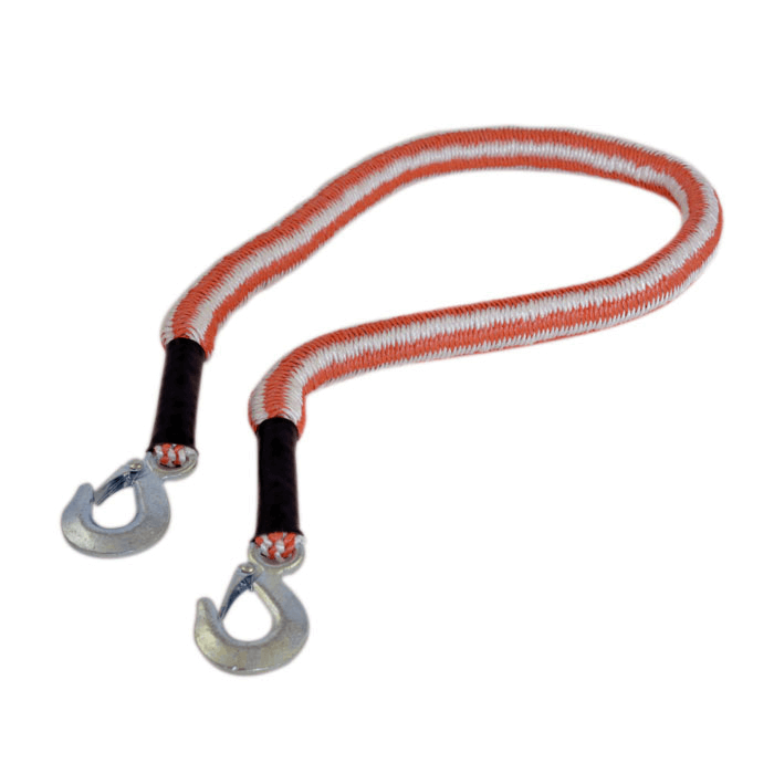 Tow rope elastic with 2 hooks - up to 2500kg