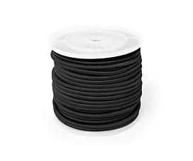 Container - Fine Mesh Elastic cord 10mm - 80m - Black