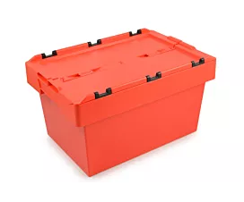 Bestsellers - Logistics Stackable Storage Box with Lid - 60x40x34cm – Red