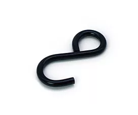 S-Hooks Closed S-hook - 18mm - 300kg - Black