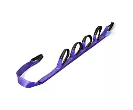 All Lifting Slings 1T - 50mm - Lifting sling - Wheel lifting claw - 6 loops - 1.70m - Purple