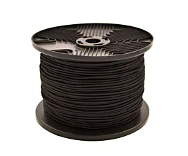 All Nets Elastic cable in a roll (8mm) - 100m - Black