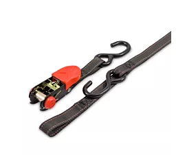All Tie-Down Straps & Accessories 800kg - 2.06m - 25mm – 2-part – S-hooks - Motorcycle – Black
