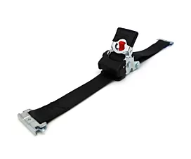 E-Track Rails & Accessories Tie-Down Strap - 750kg - 1.8m - 50mm - Auto-retractable - E-track fittings – Black