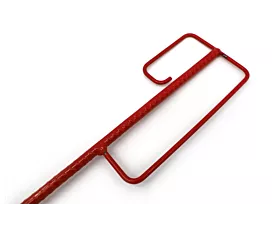 Toebehoren Ground stake for safety fence nets - 1.25 m - Red - 10pcs