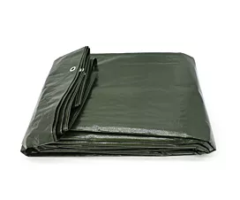 All Nets & Tarps Waterproof Lightweight Tarp - 6 x 8 m - 100 g/m² - Olive Green