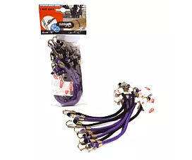 Bungee Cords Multipack 8 bungee cords light duty - 25cm